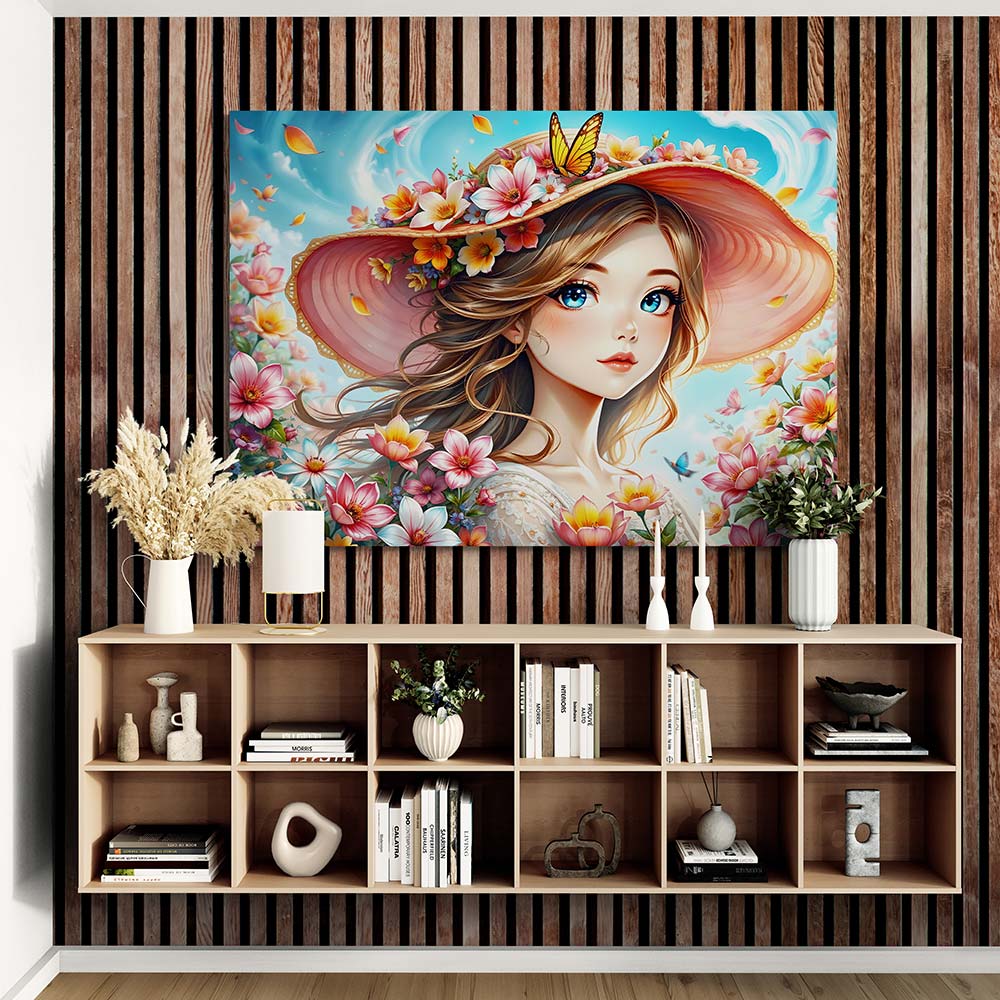 5D Diamond Painting – Felina, die Blütenfee, Unique-Diamond