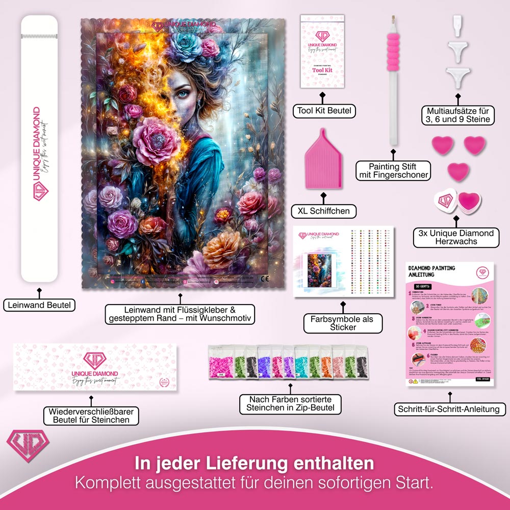 5D Diamond Painting – Flame of Grace
