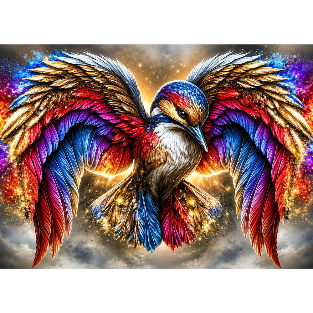 5D Diamond Painting – Flügel aus Farbenlicht | Unique Diamond