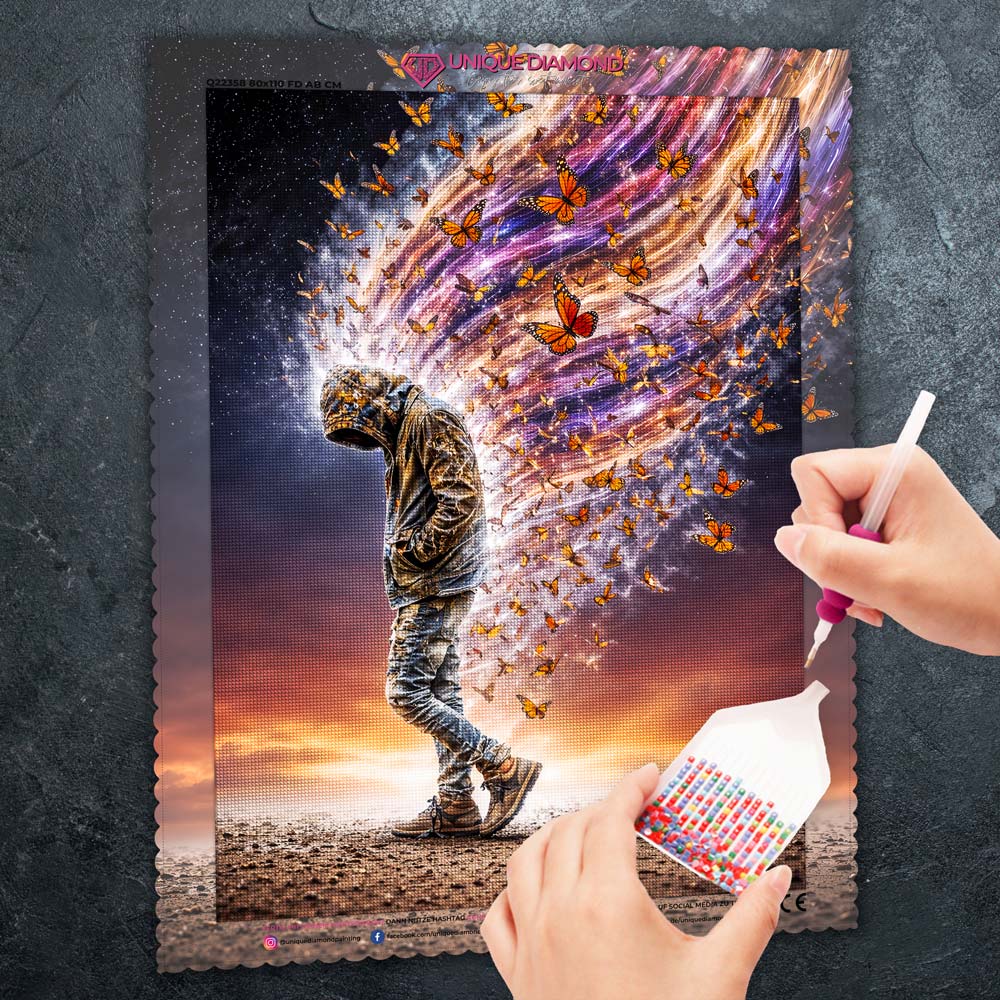 5D Diamond Painting – Fractured Flight