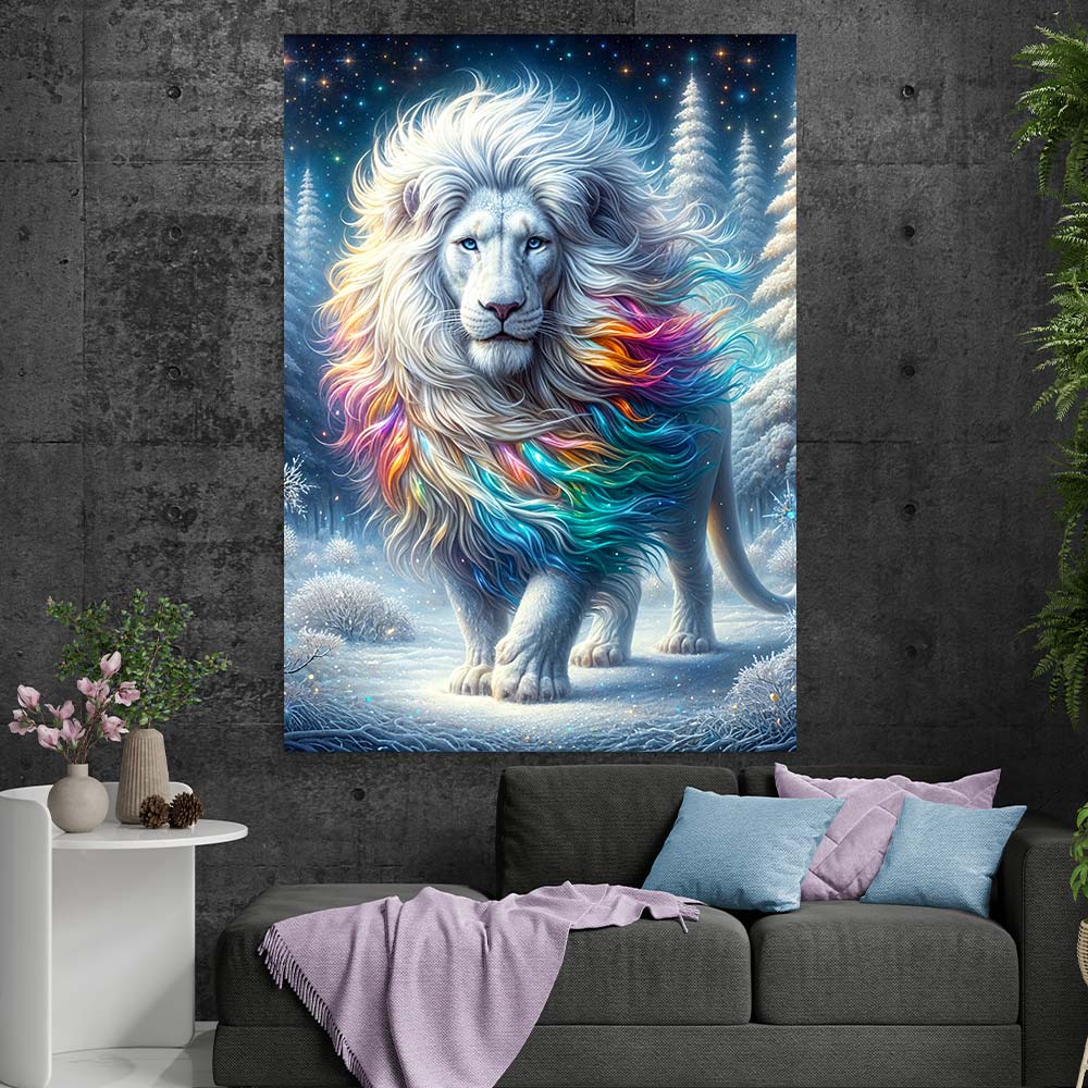 5D Diamond Painting – Frostmane der Farben, Unique-Diamond
