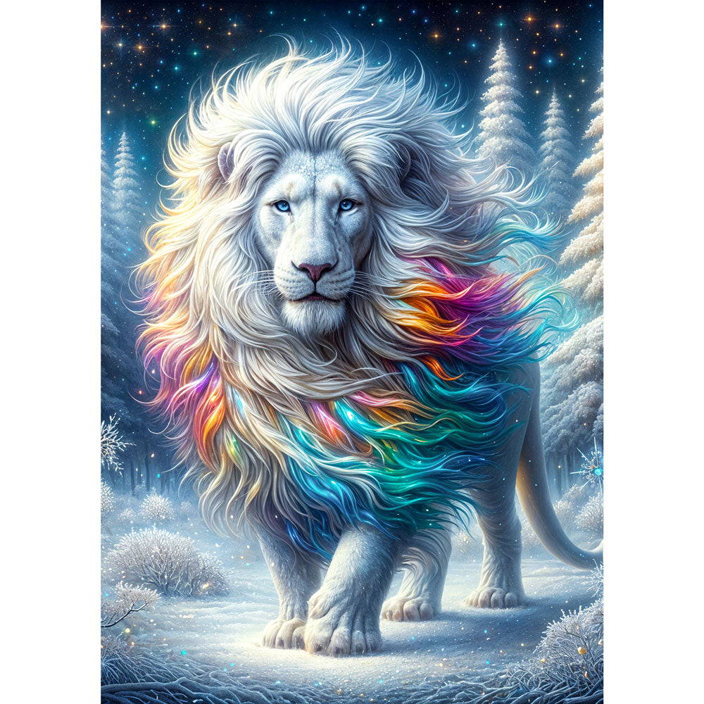 5D Diamond Painting – Frostmane der Farben, Unique-Diamond