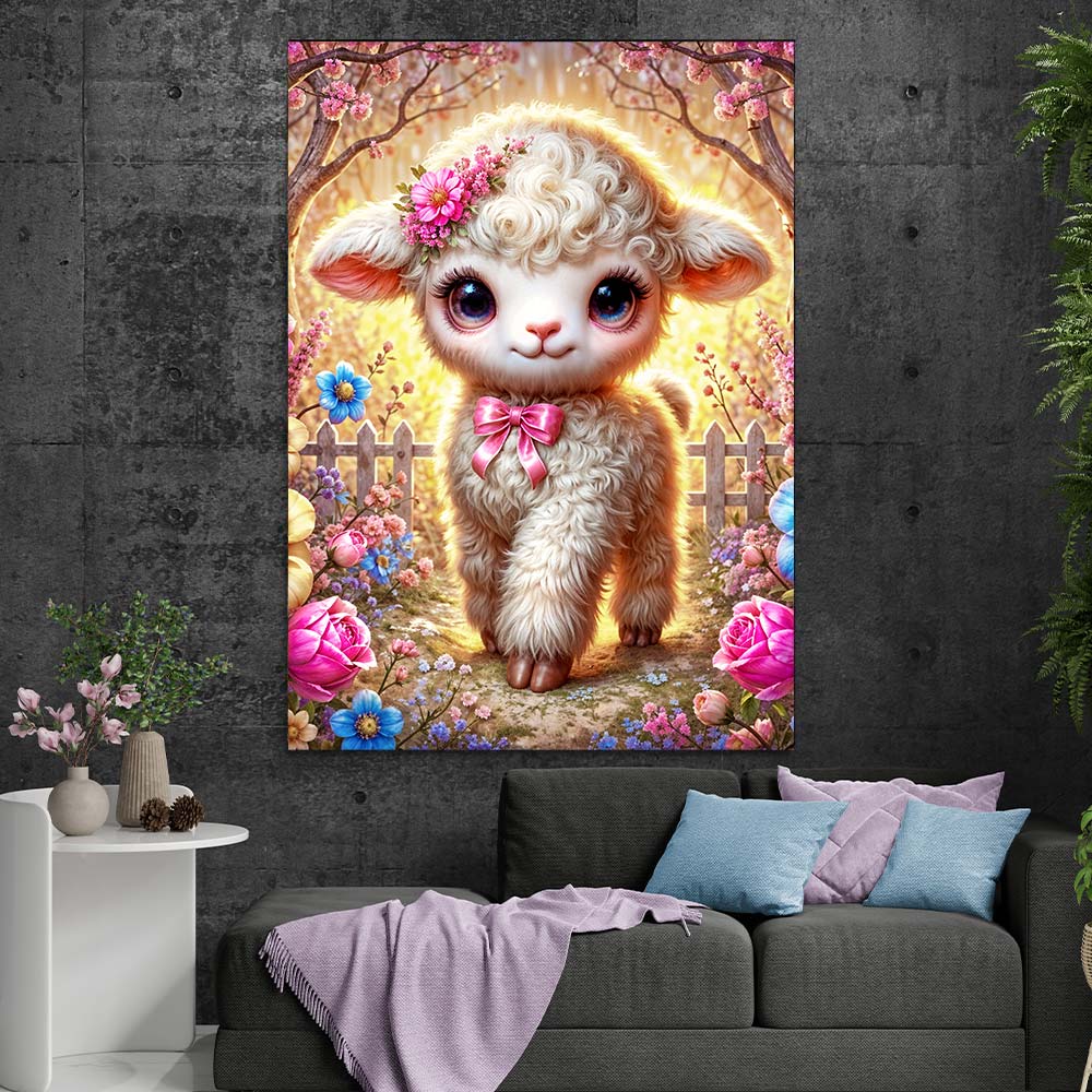 5D Diamond Painting – Frühlingslicht Lilia, Unique-Diamond