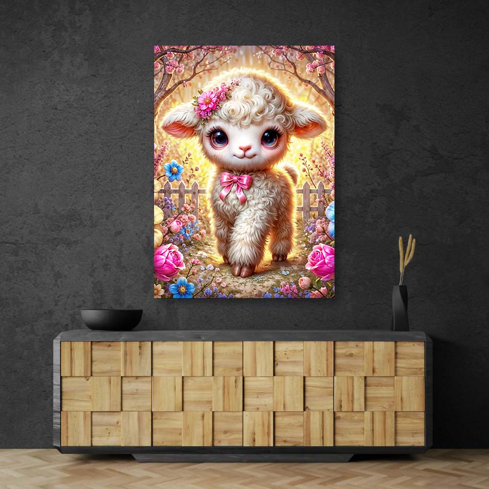 5D Diamond Painting – Frühlingslicht Lilia, Unique-Diamond