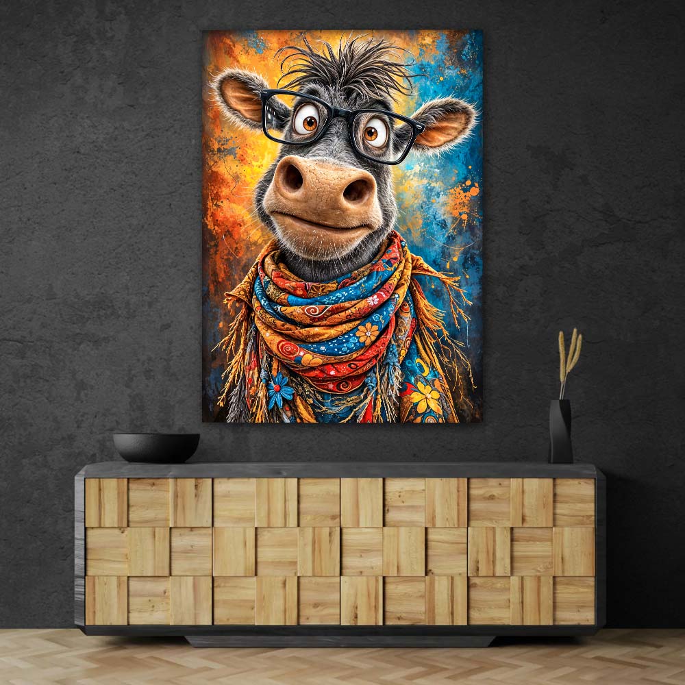 5D Diamond Painting – Funny Smart Cow