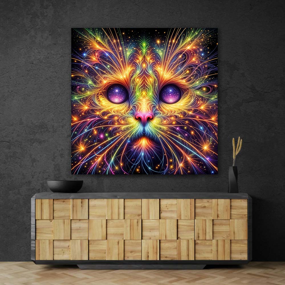 5D Diamond Painting – Galaxie der Katze Nyra Unique-Diamond