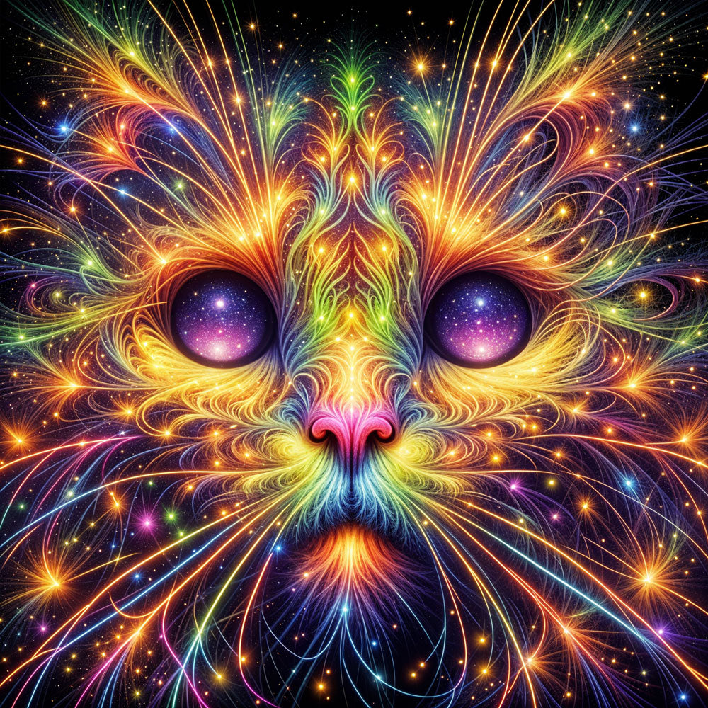 5D Diamond Painting – Galaxie der Katze Nyra Unique-Diamond