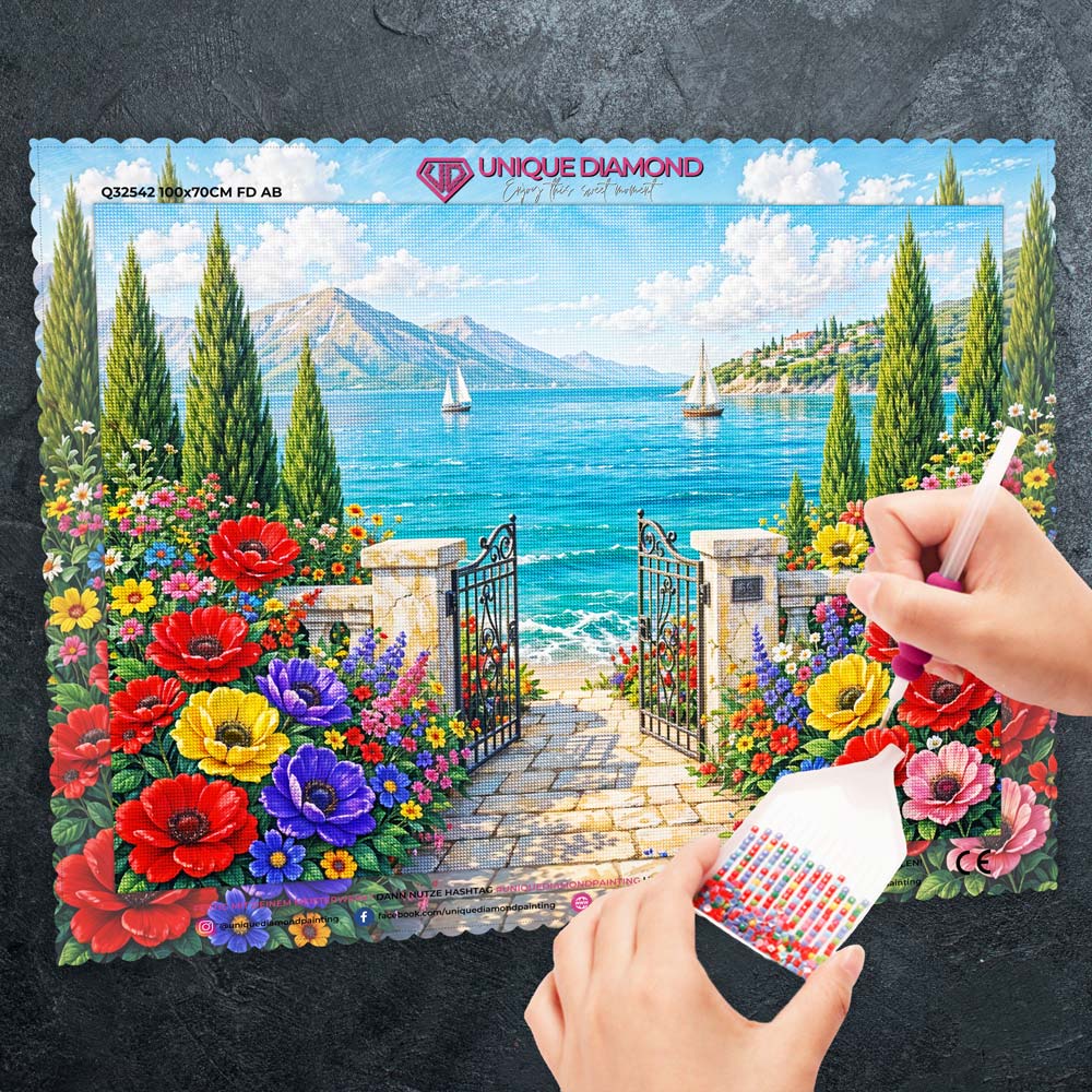 5D Diamond Painting – Gate to the Sea Unique-Diamond