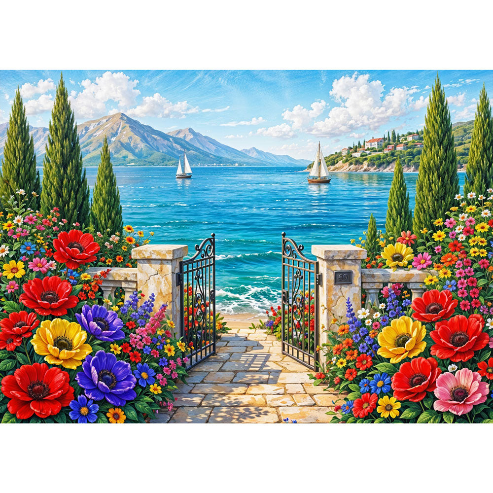 5D Diamond Painting – Gate to the Sea Unique-Diamond