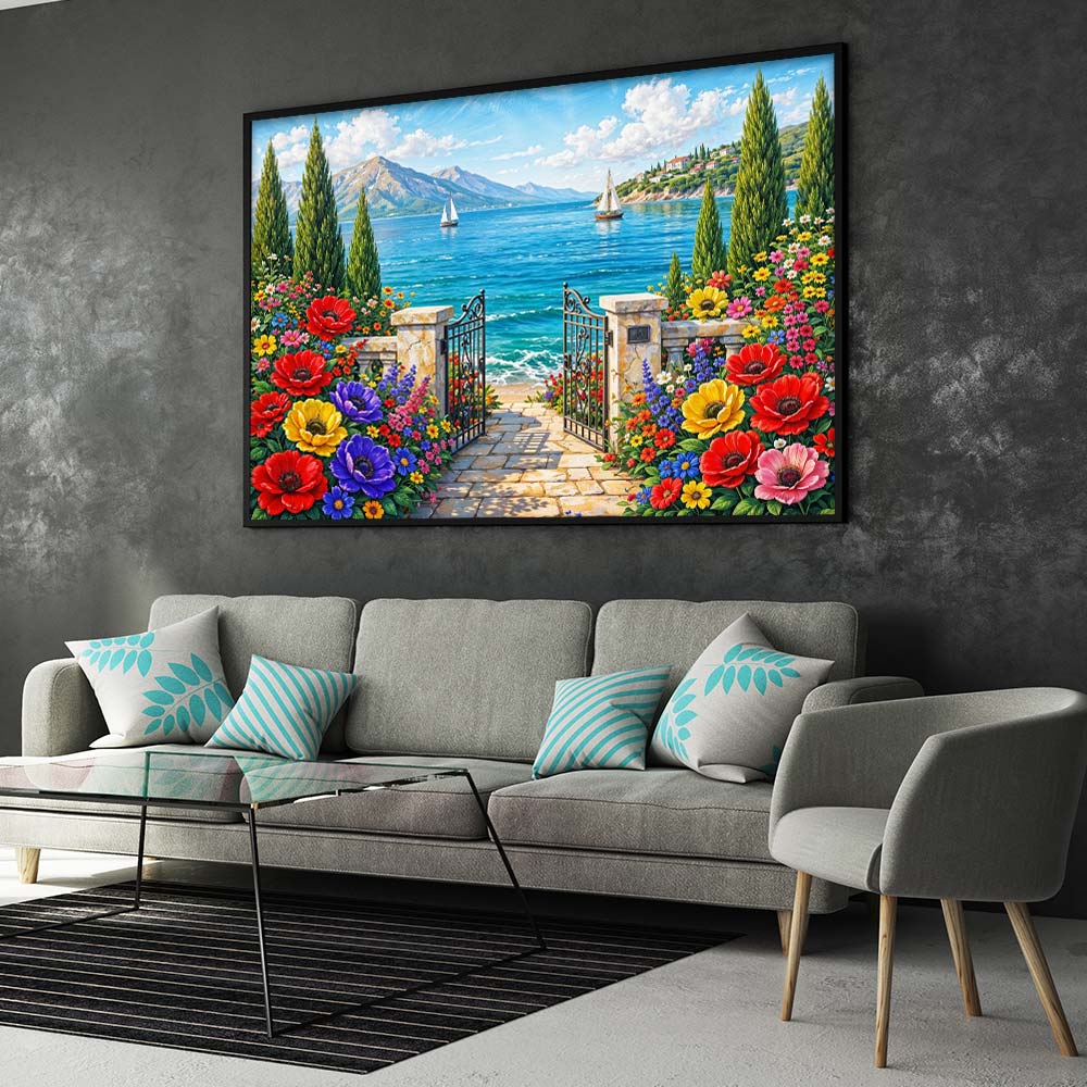 5D Diamond Painting – Gate to the Sea Unique-Diamond