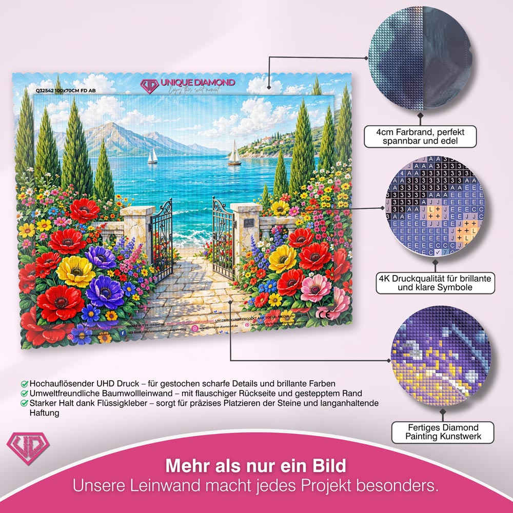 5D Diamond Painting – Gate to the Sea Unique-Diamond