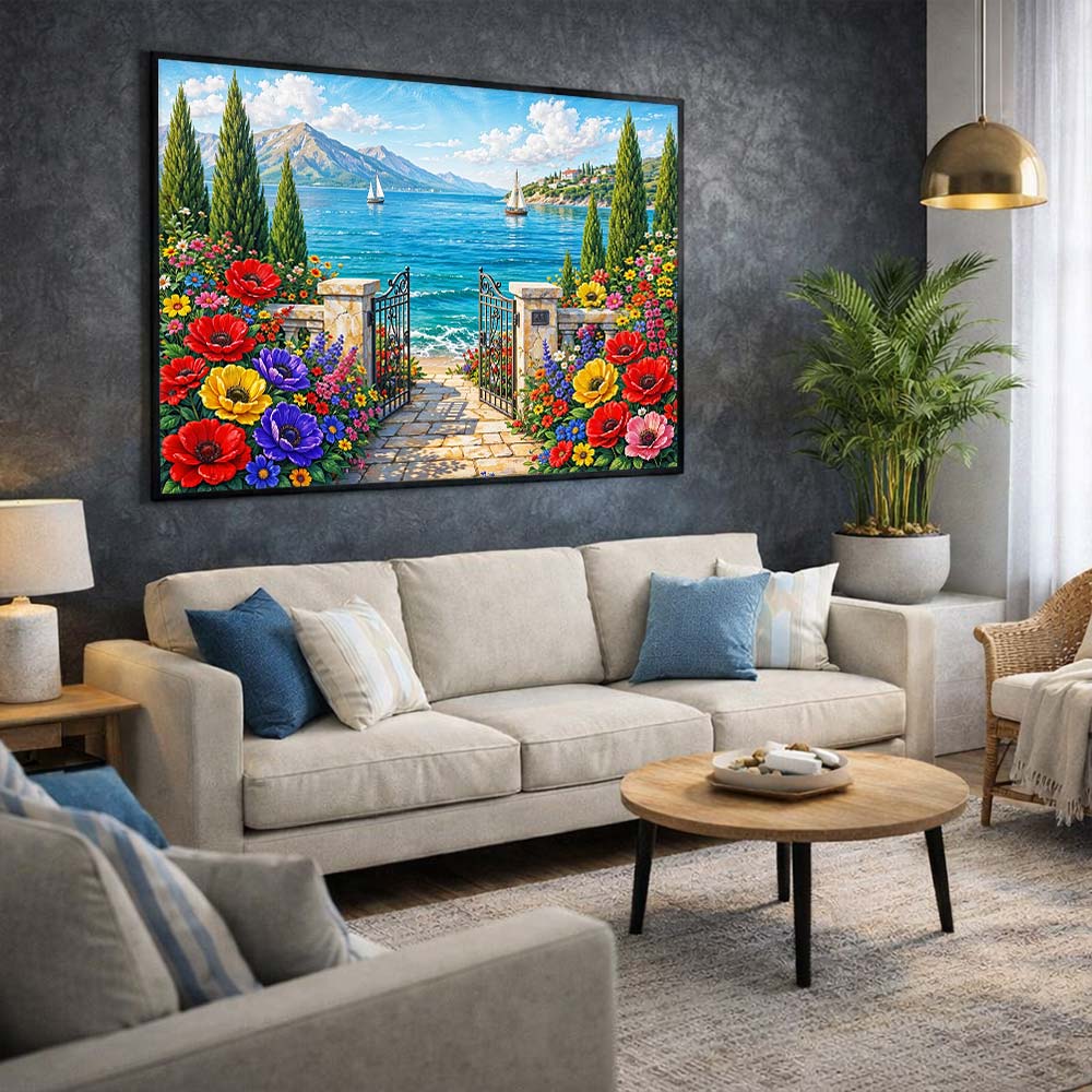 5D Diamond Painting – Gate to the Sea Unique-Diamond