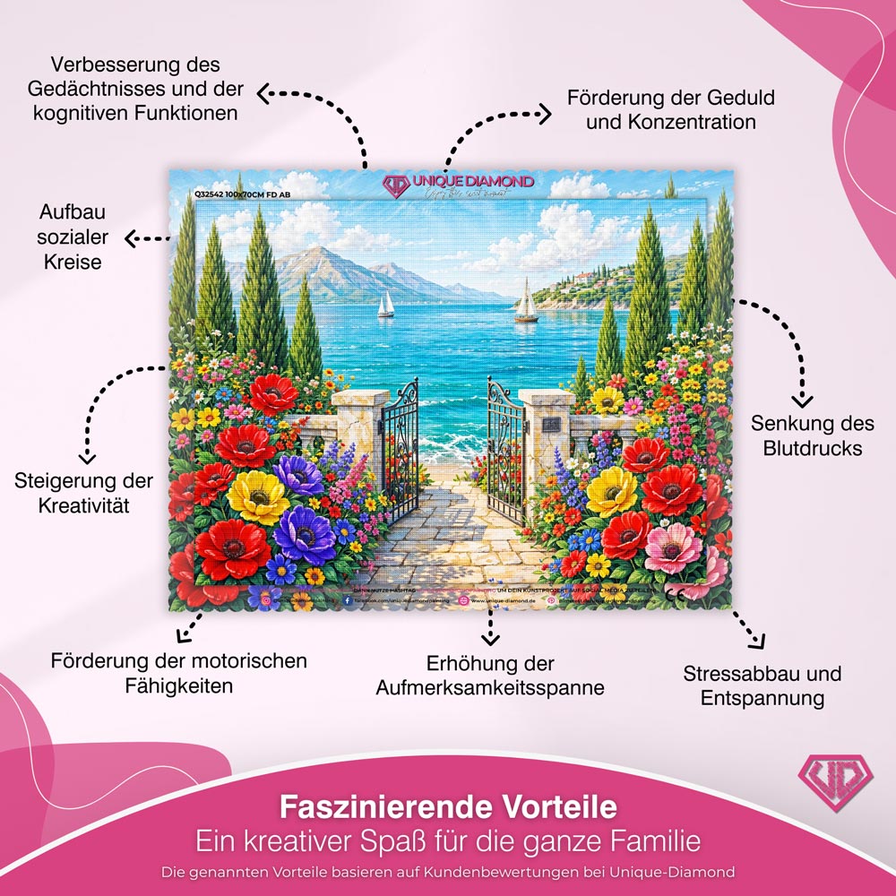 5D Diamond Painting – Gate to the Sea Unique-Diamond
