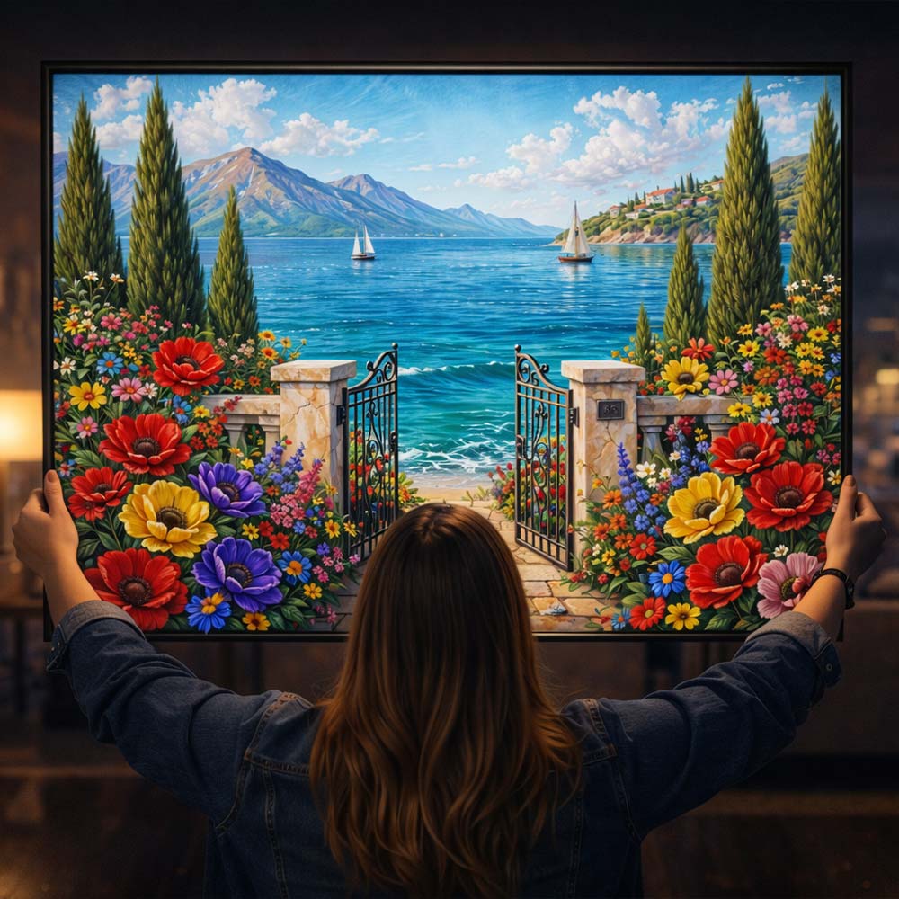 5D Diamond Painting – Gate to the Sea Unique-Diamond