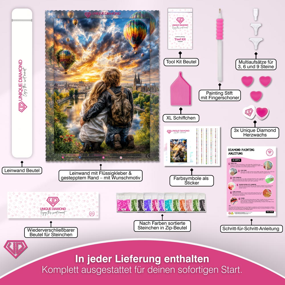 5D Diamond Painting – Gemeinsam dem Horizont entgegen