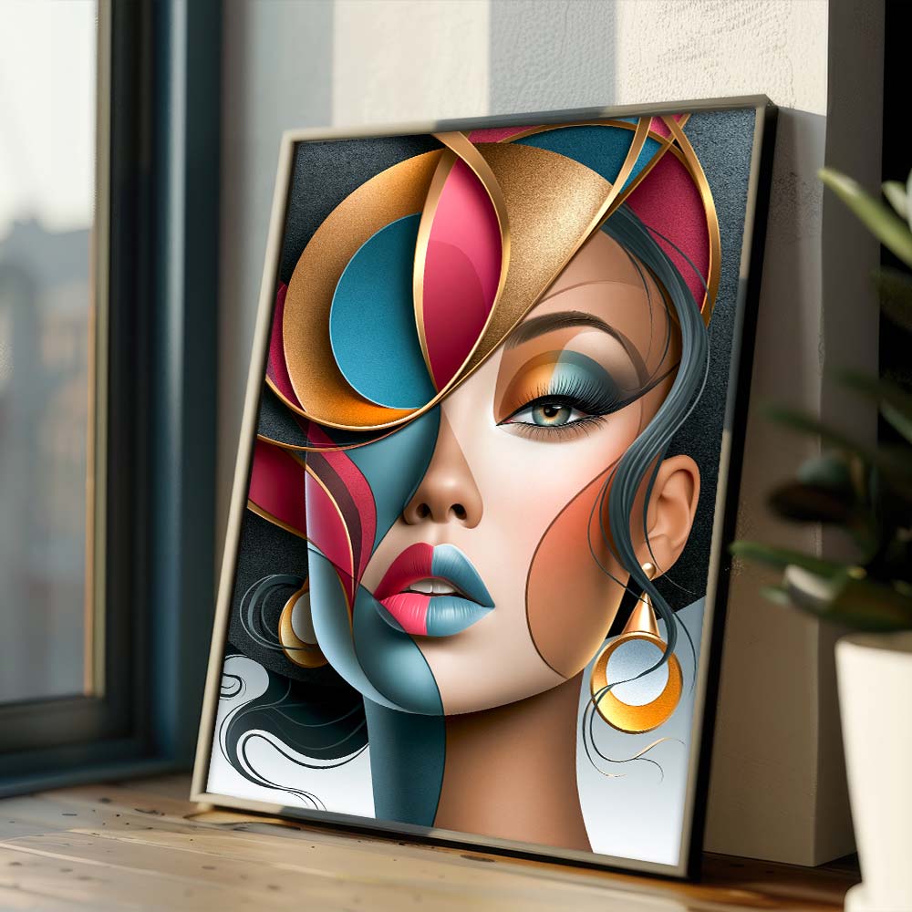 5D Diamond Painting – Geometrische Eleganz