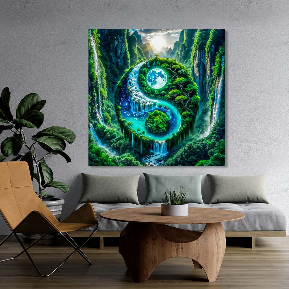 5D Diamond Painting – Gleichgewicht der Elemente Unique-Diamond