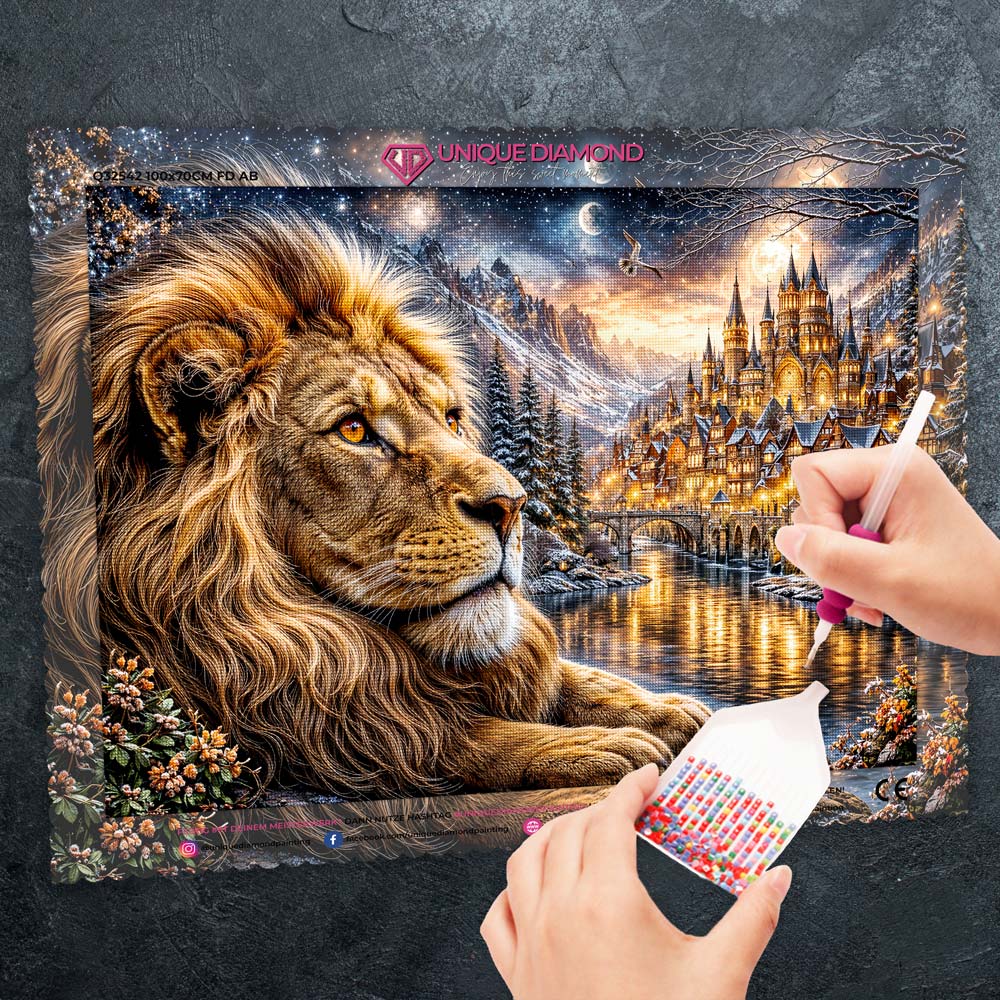 5D Diamond Painting – Golden Dominion
