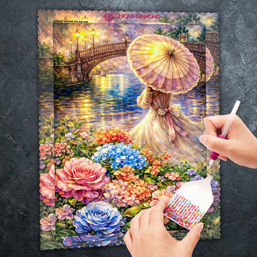 5D Diamond Painting – Golden Reverie