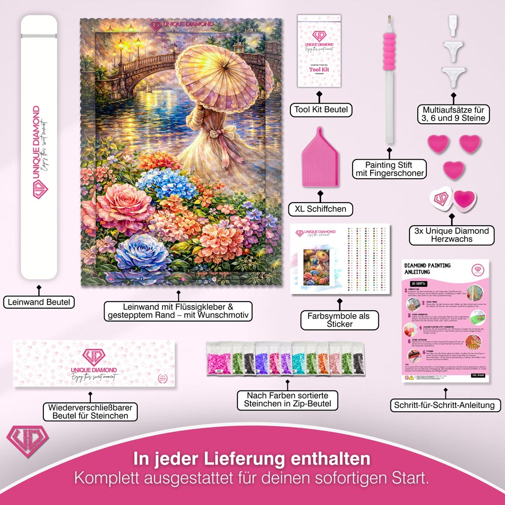5D Diamond Painting – Golden Reverie
