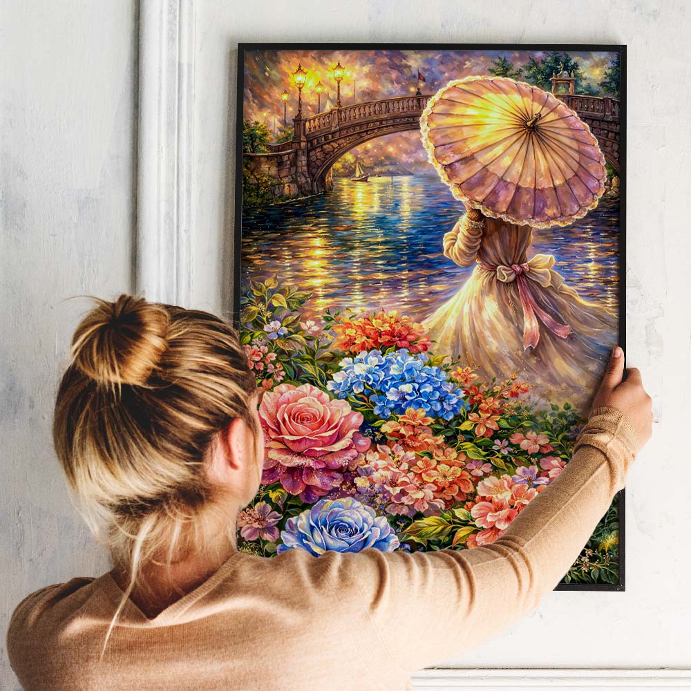 5D Diamond Painting – Golden Reverie