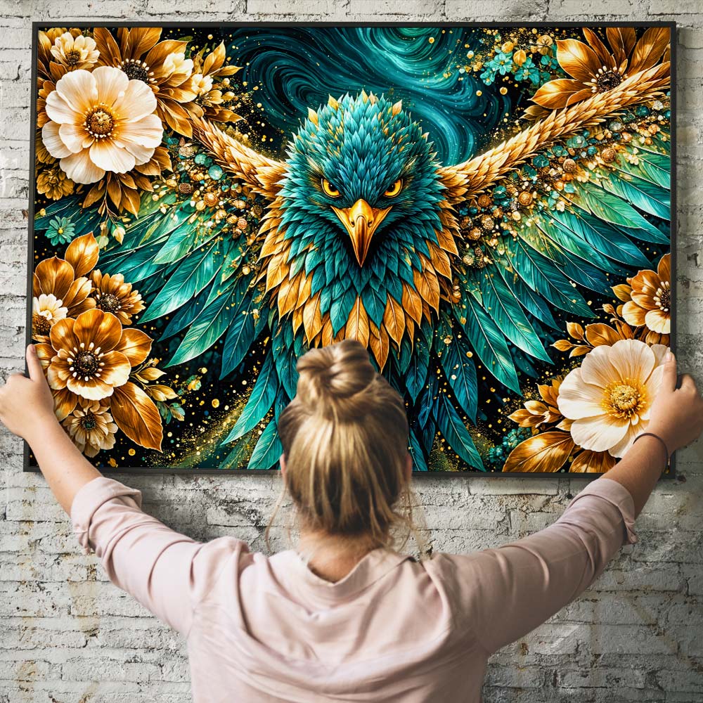 5D Diamond Painting – Golden Wings Majesty