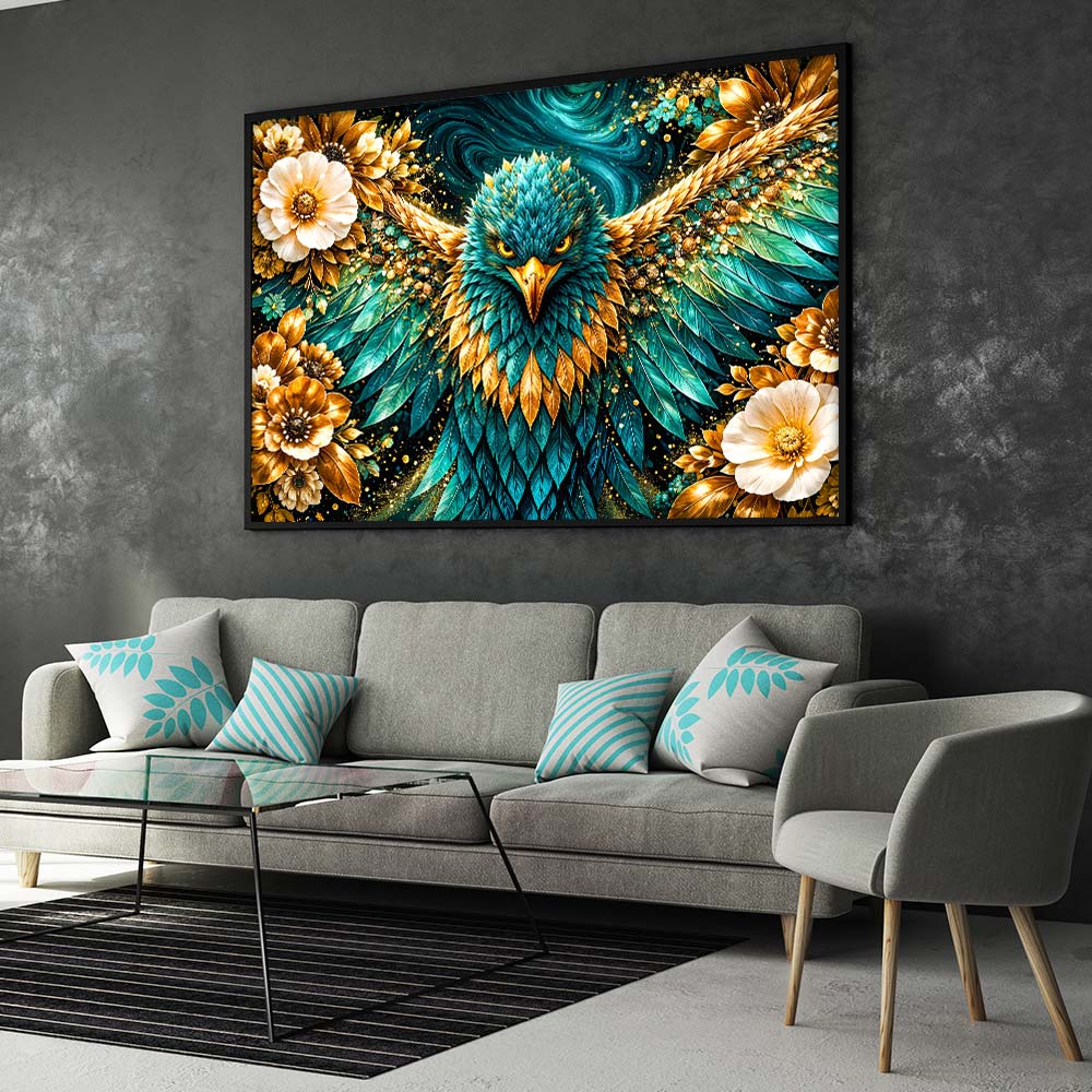 5D Diamond Painting – Golden Wings Majesty