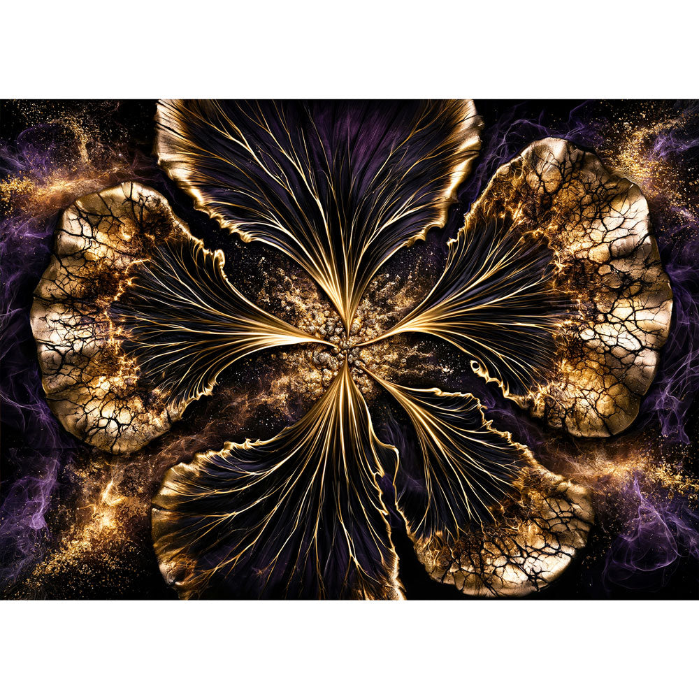 5D Diamond Painting – Goldene Blüte Nocturna | Unique Diamond