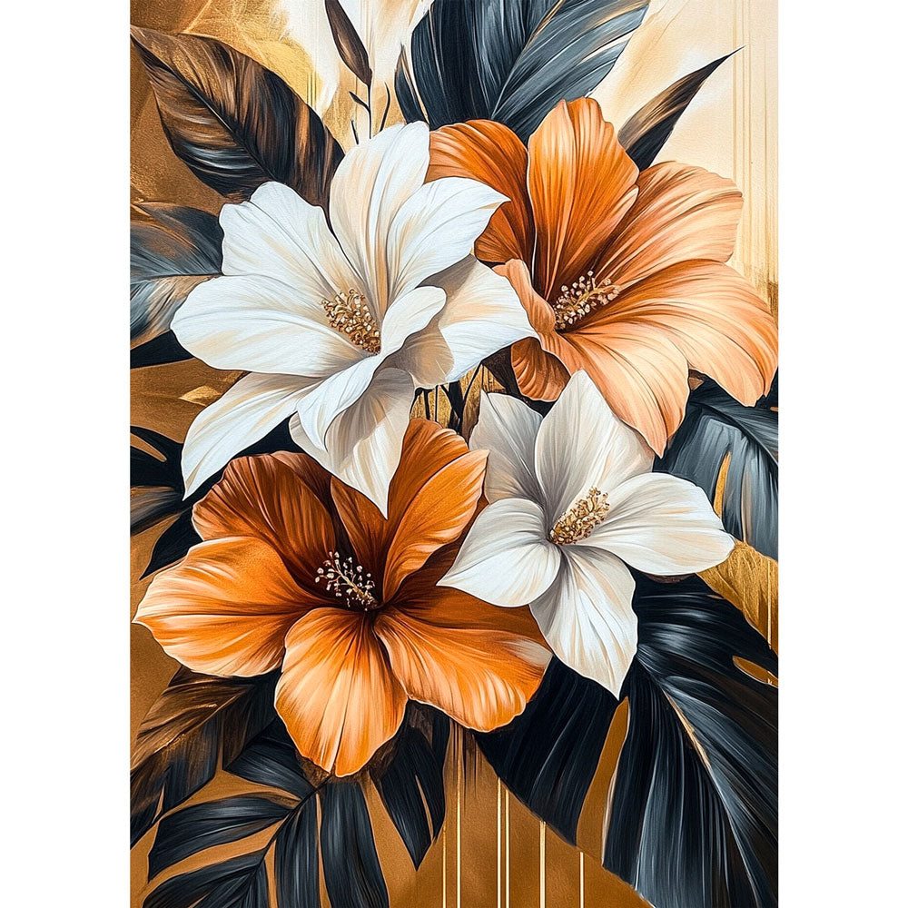 5D Diamond Painting – Goldene Harmonie, Unique-Diamond