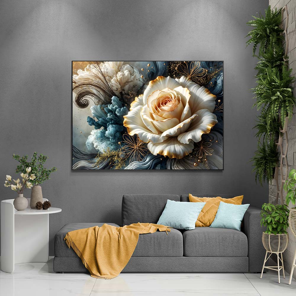 5D Diamond Painting – Goldene Stille, Unique-Diamond