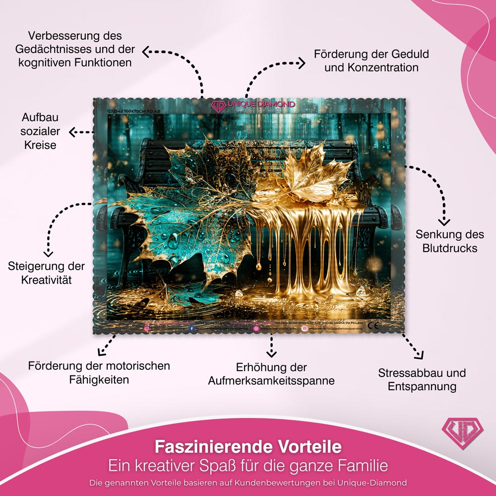 5D Diamond Painting – Goldener Herbstzauber