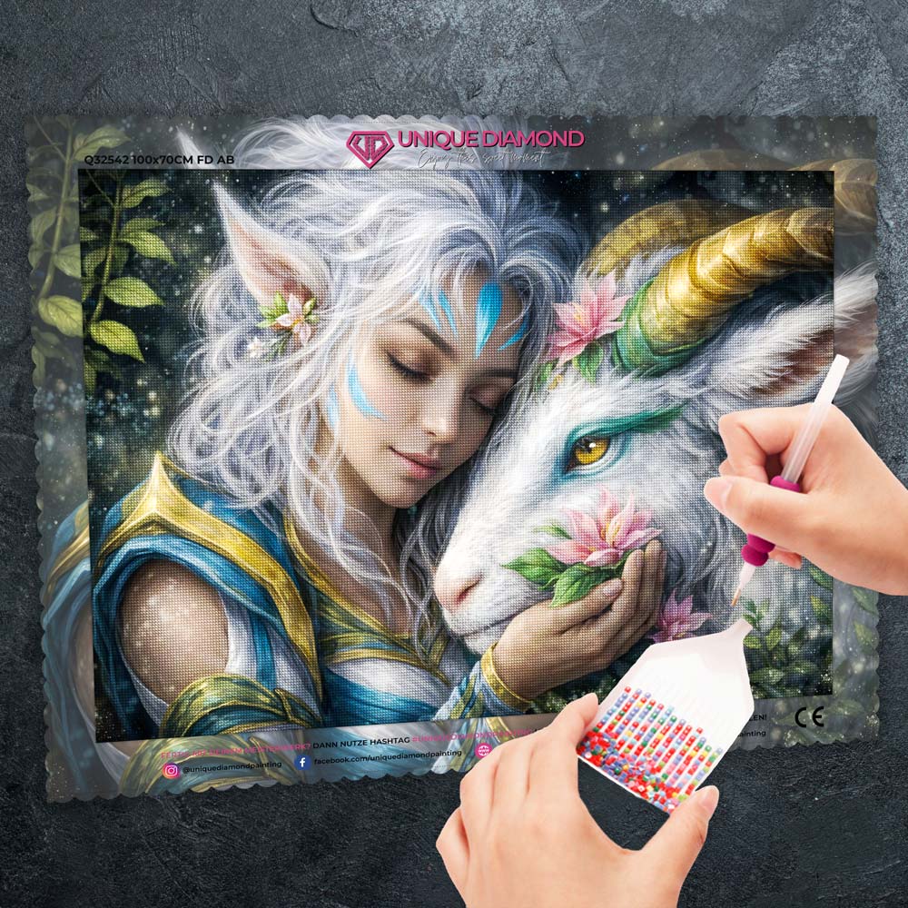 5D Diamond Painting – Guardian of the Moonlight