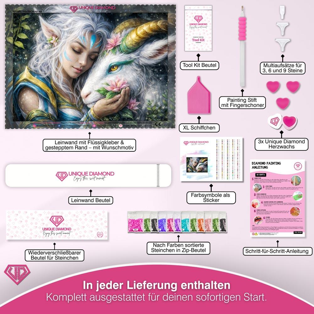 5D Diamond Painting – Guardian of the Moonlight