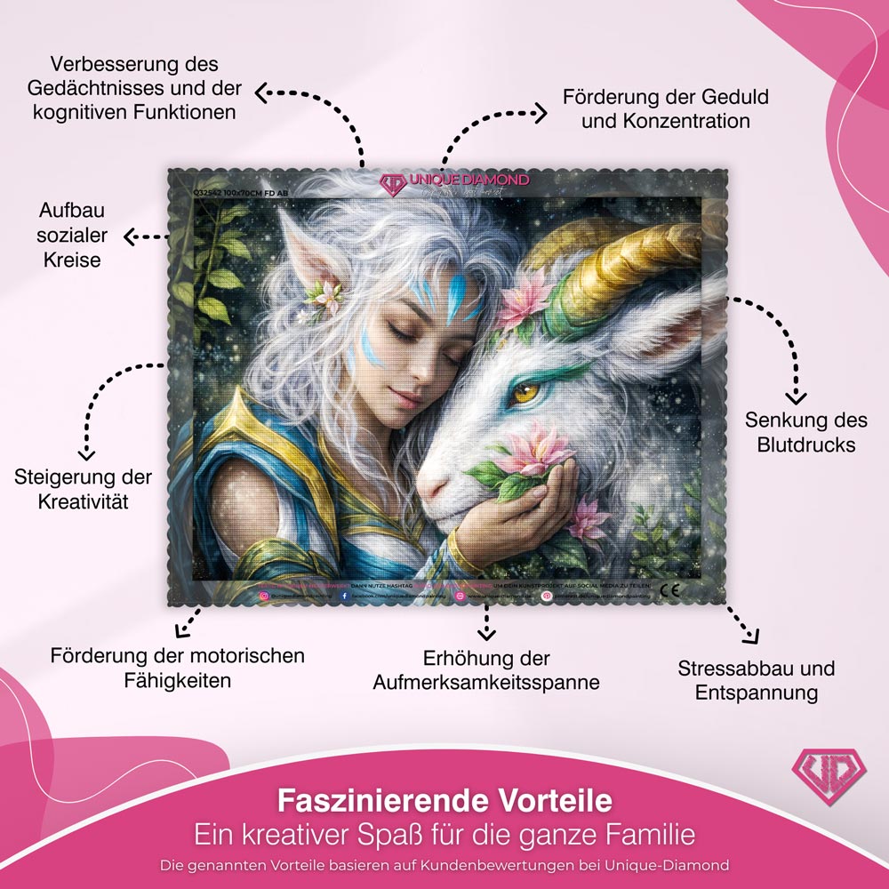 5D Diamond Painting – Guardian of the Moonlight