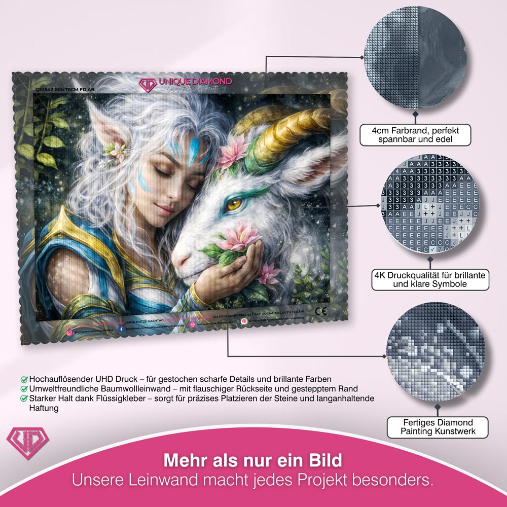 5D Diamond Painting – Guardian of the Moonlight