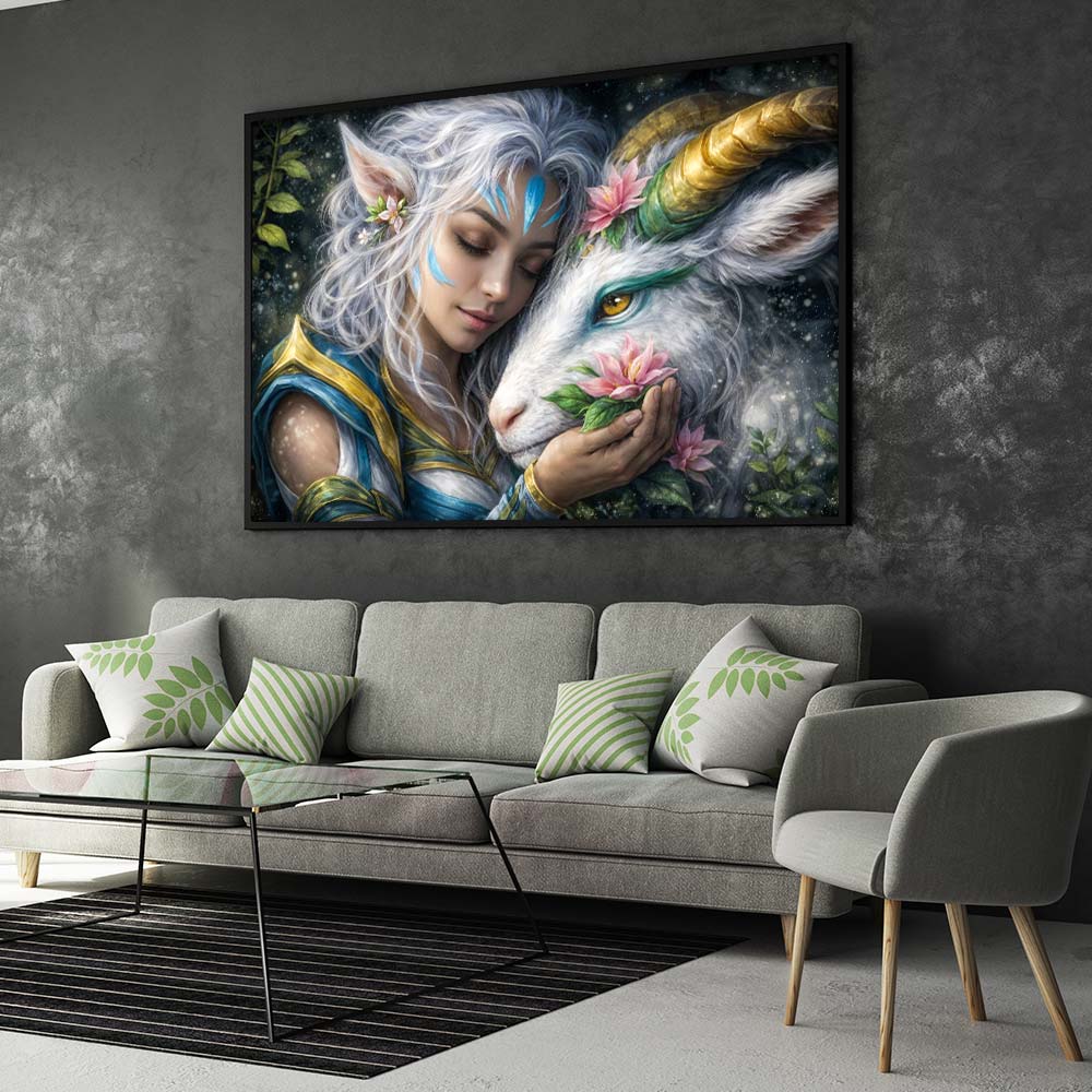 5D Diamond Painting – Guardian of the Moonlight