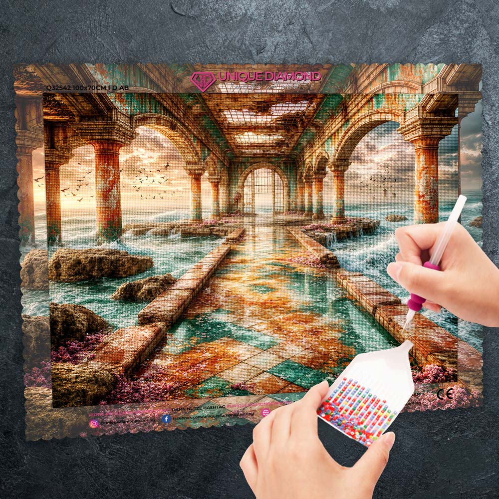 5D Diamond Painting – Halle der Ewigen Gezeiten