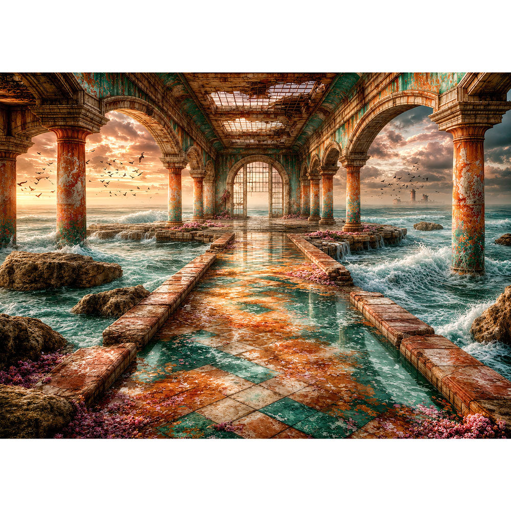 5D Diamond Painting – Halle der Ewigen Gezeiten | Unique Diamond
