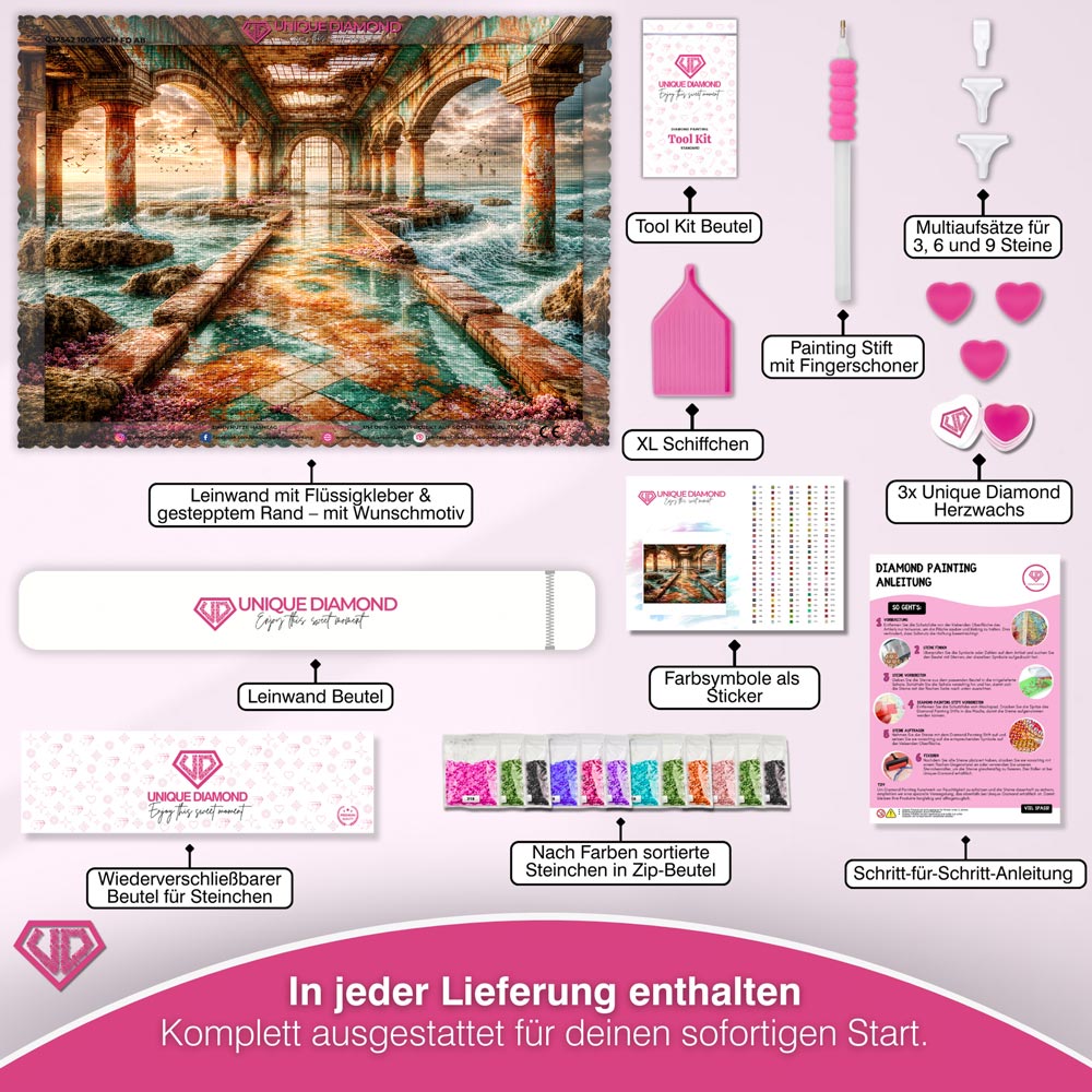 5D Diamond Painting – Halle der Ewigen Gezeiten