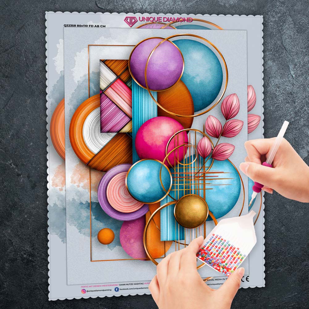 5D Diamond Painting – Harmonie der Formen