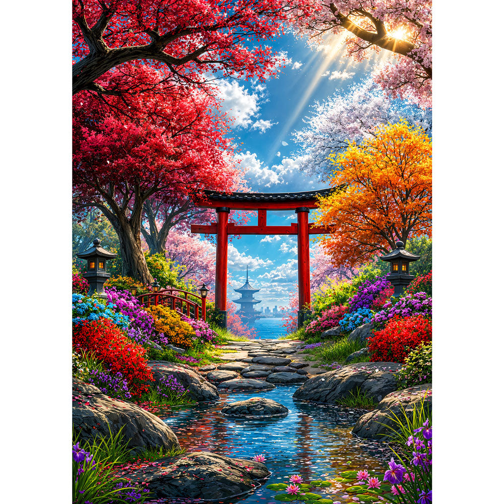 5D Diamond Painting – Haruka Garten der Ewigen Blüte | Unique Diamond