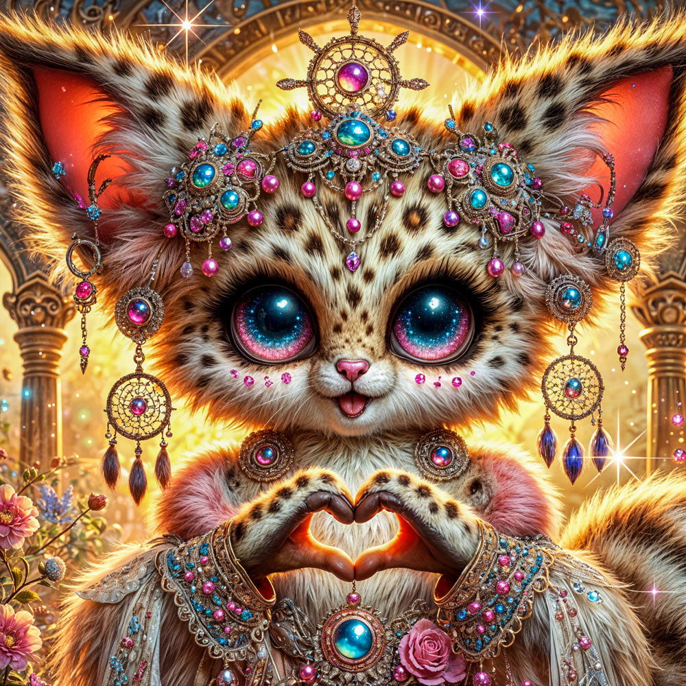 5D Diamond Painting – Herzlicht der Maharani, Unique-Diamond