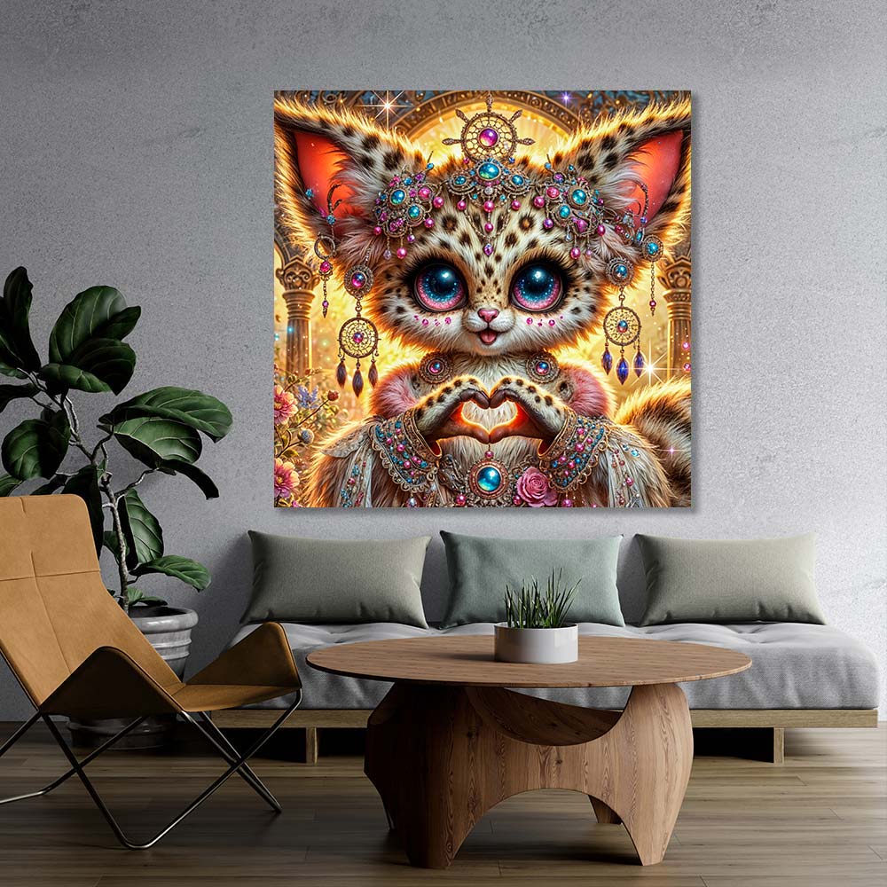 5D Diamond Painting – Herzlicht der Maharani, Unique-Diamond