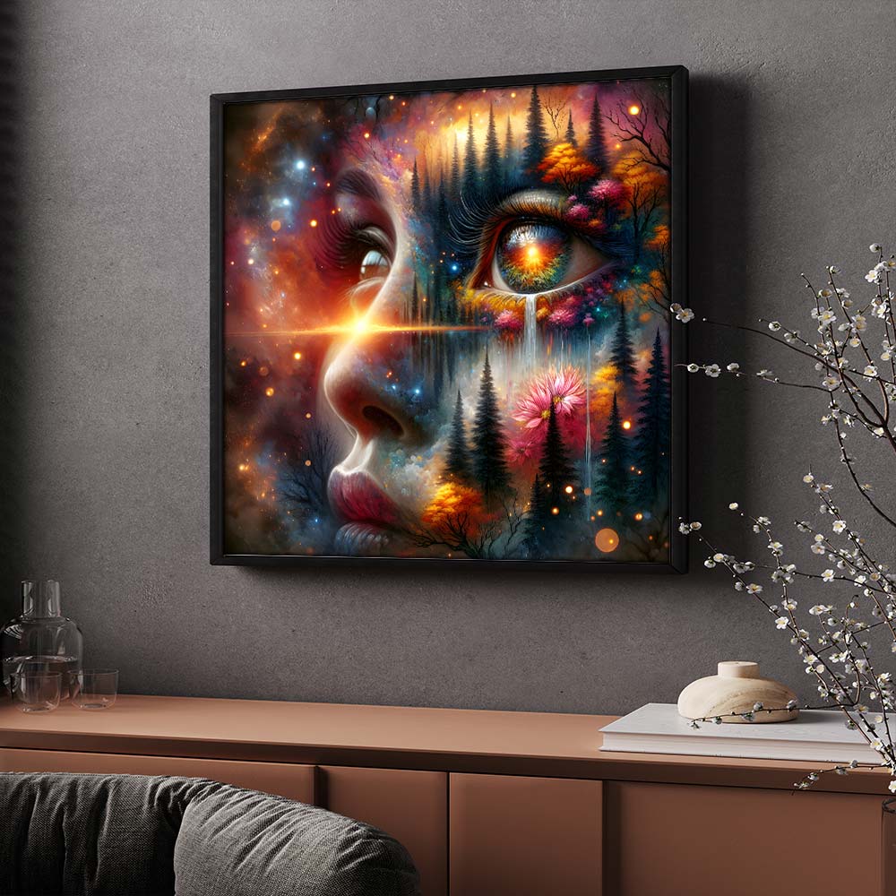 5D Diamond Painting – Im Auge des Universums Unique-Diamond