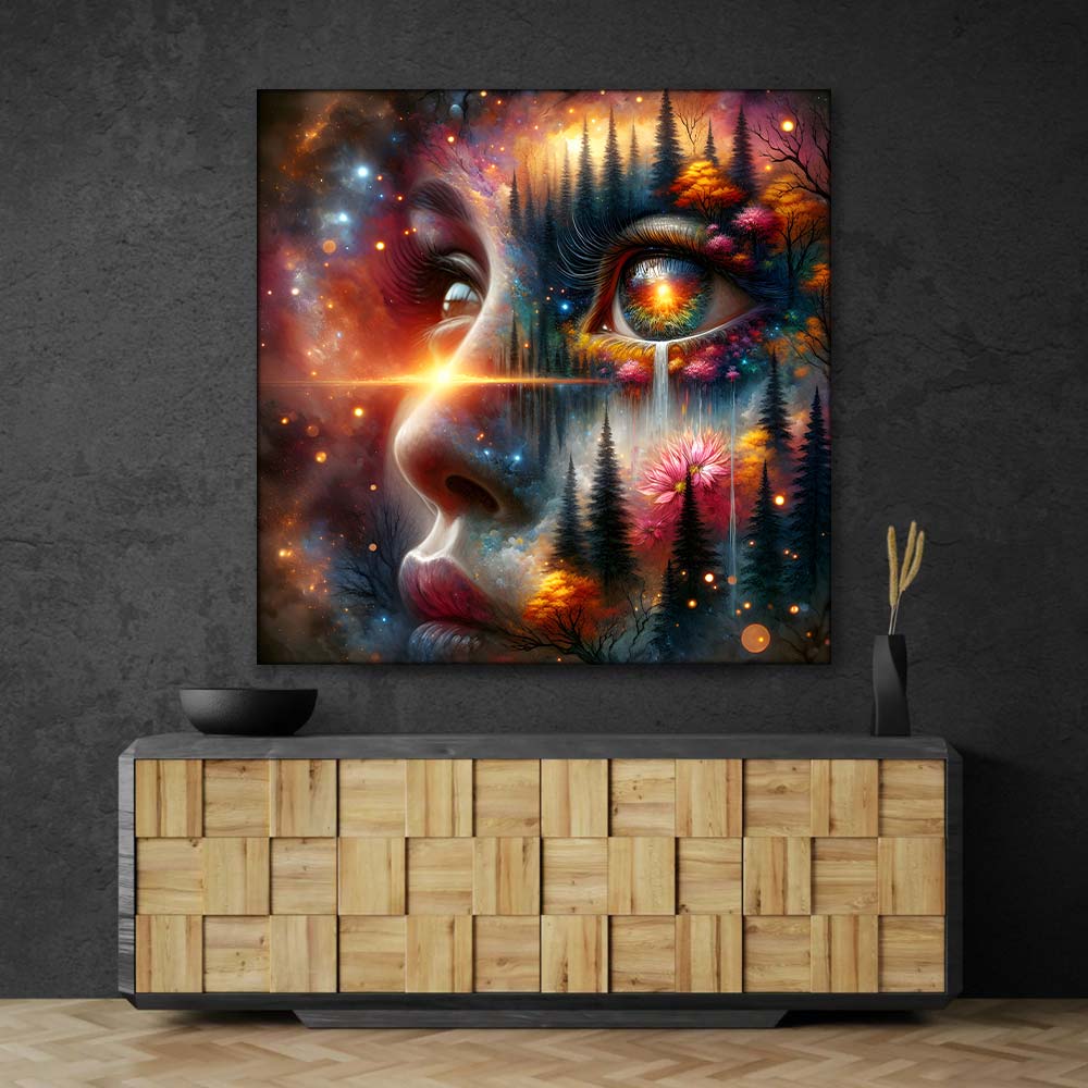 5D Diamond Painting – Im Auge des Universums Unique-Diamond