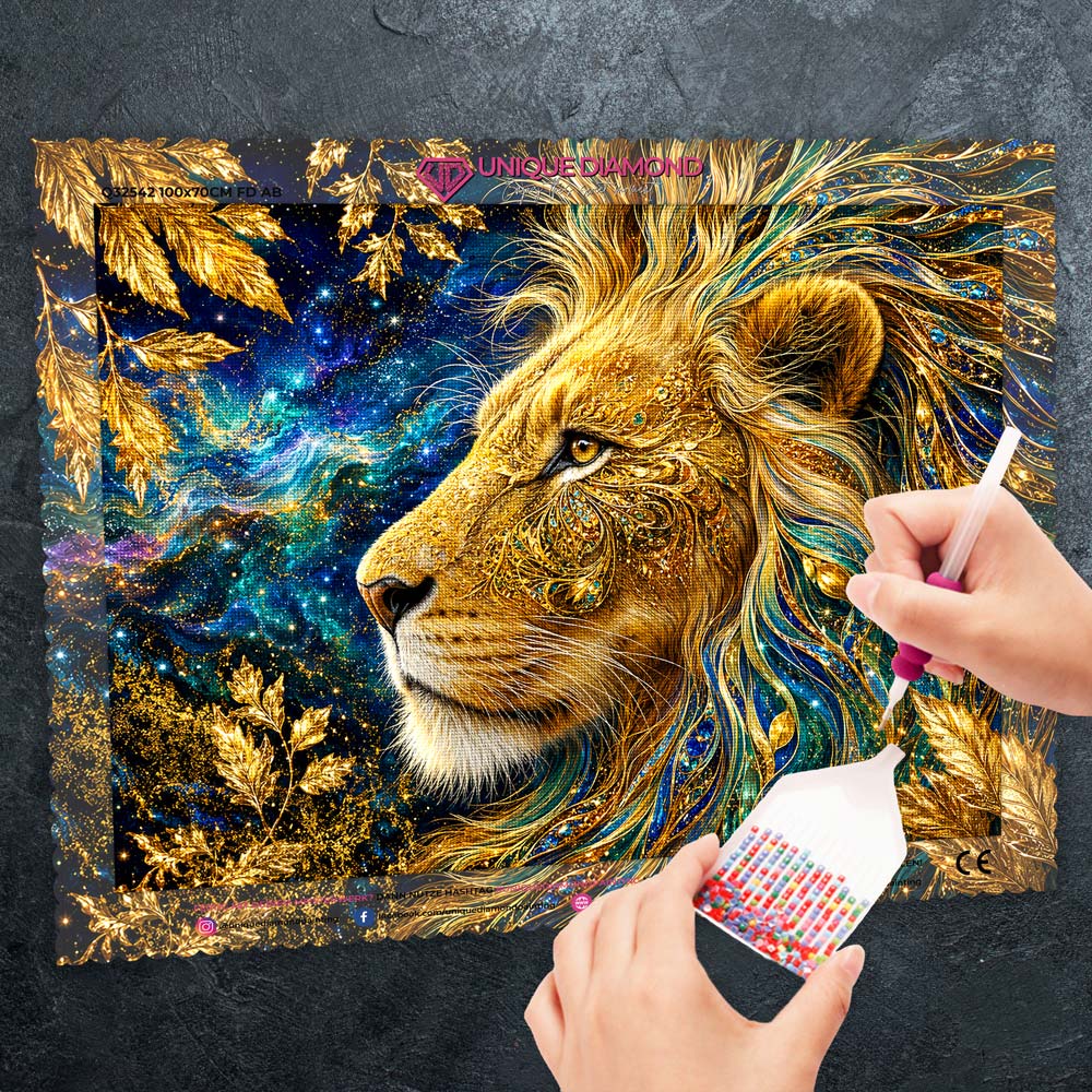 5D Diamond Painting – Imperium aus Sternenstaub und Gold