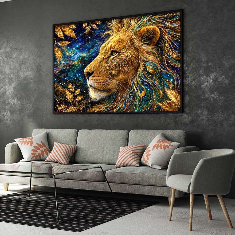 5D Diamond Painting – Imperium aus Sternenstaub und Gold