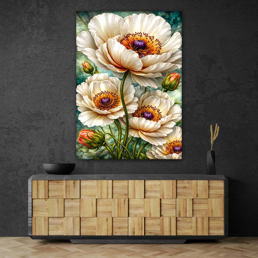 5D Diamond Painting – Ivory Bloom