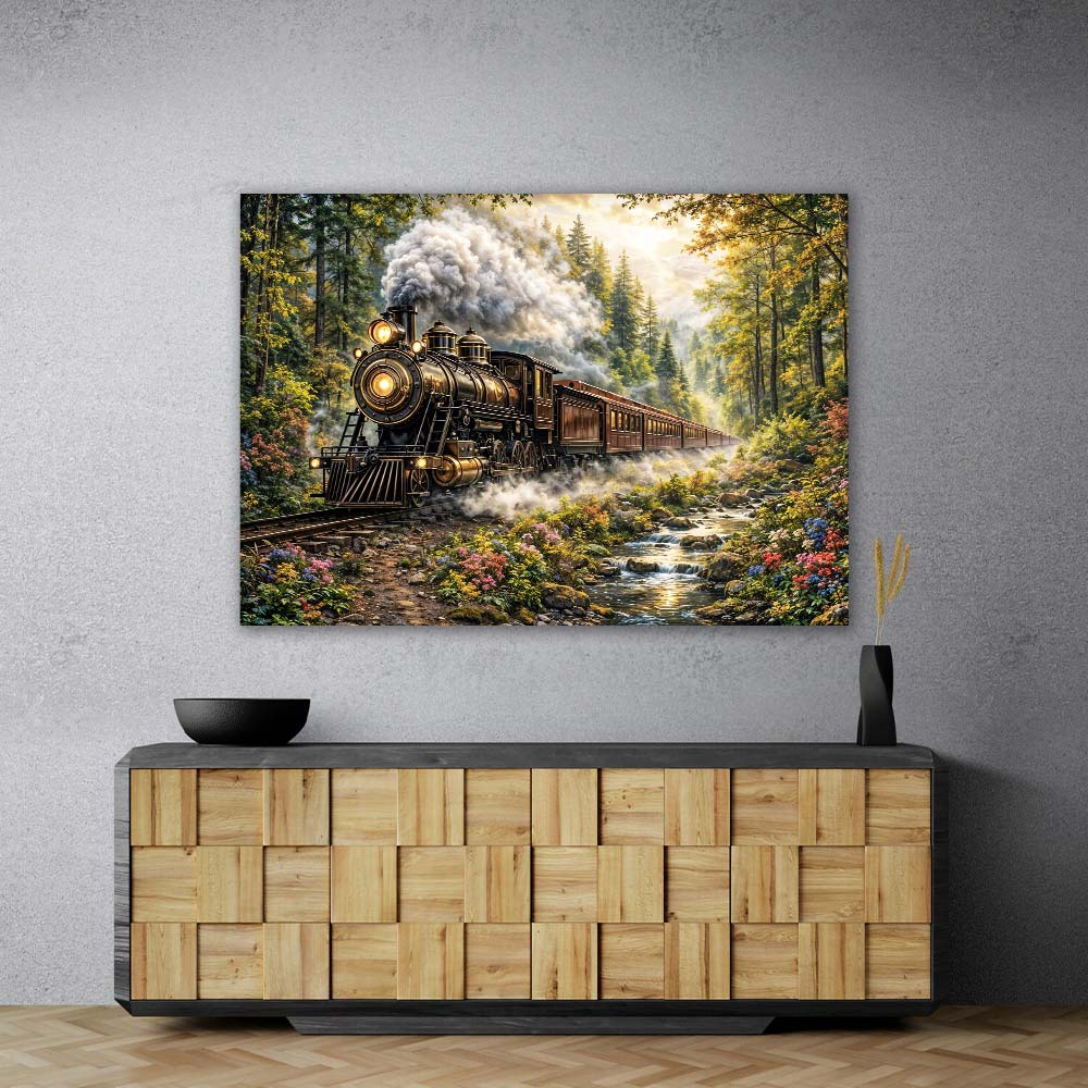 5D Diamond Painting – Journey Through the Pines Unique-Diamond