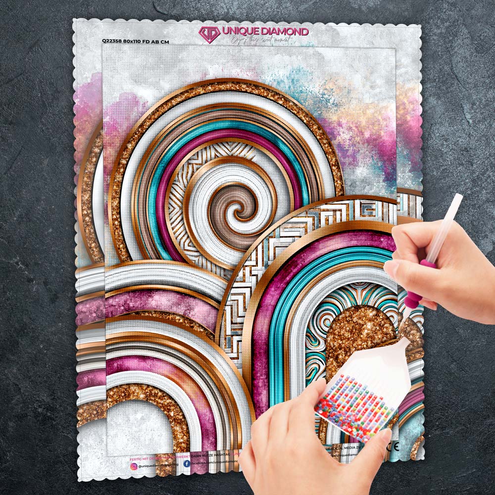 5D Diamond Painting – Kaleidoskop der Harmonie